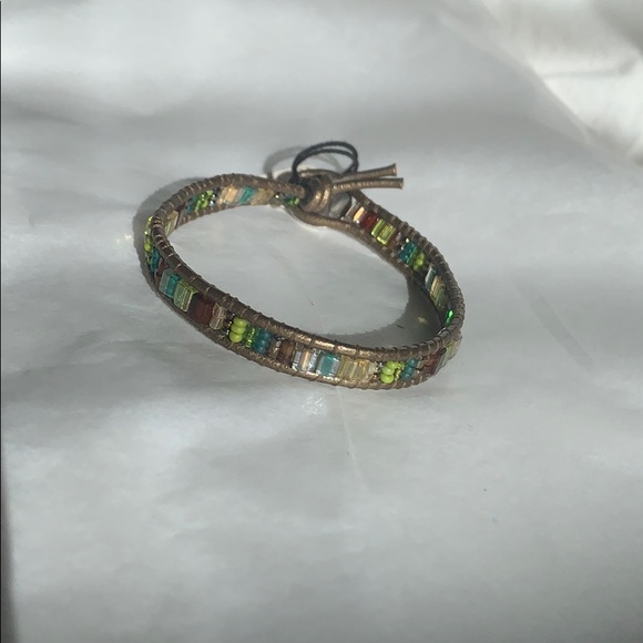 NWT Miyuke leather beaded bracelet - Picture 3 of 7